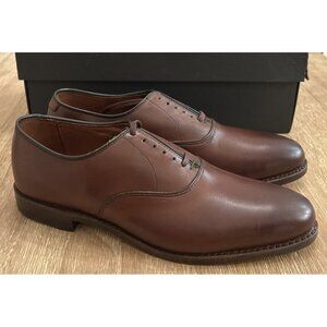 Allen Edmonds Mens Carlyle Dark Chili Brown Bench Welt 8833 Oxford Shoes 8.5D